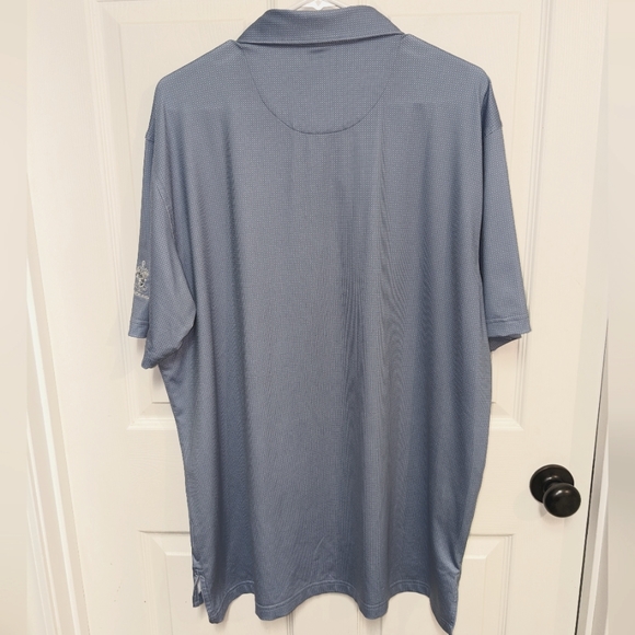 Peter Millar Men’s Large Short Sleeve Light Blue Polo Poly/Spandex LIKE NEW! - Picture 8 of 13